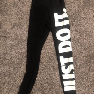 Just do it. Nike leggings Size small worn once